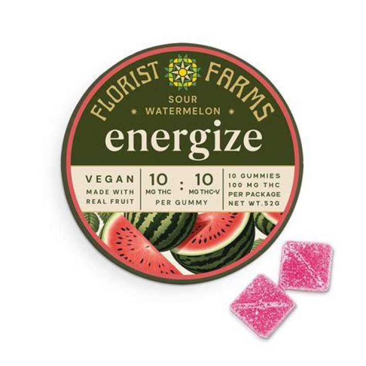 Florist Farms Sour Watermelon Gummies 10pk Doobie