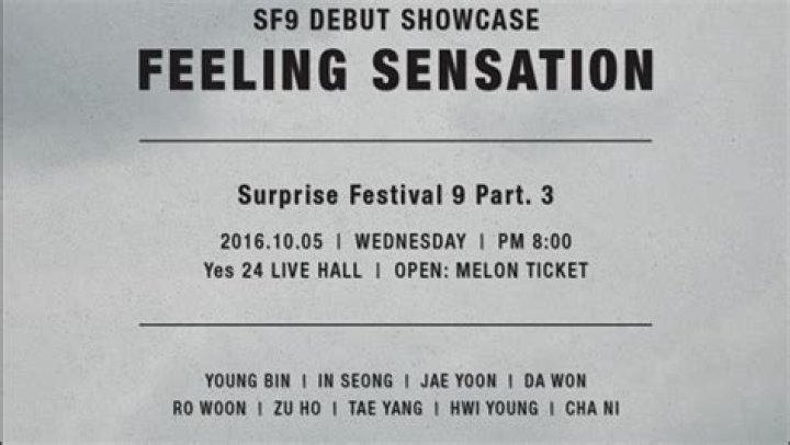 FNC Entertainment Confirms SF9 Debut Date 8days