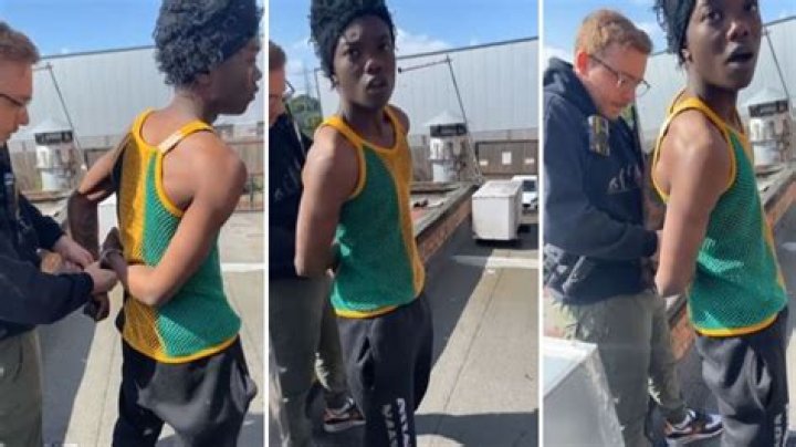 Footage shows TikToker 'Mizzy' being arrested after receiving court