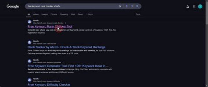 Free Keyword Rank Checker Tool Ahrefs