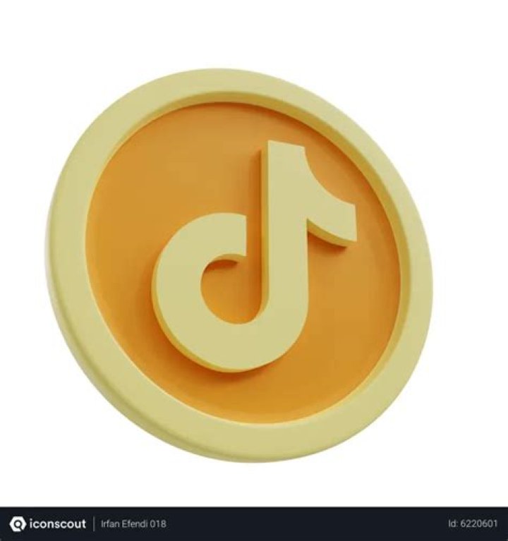 Free Tiktok Coin Logo 3D Icon download in PNG, OBJ or Blend format