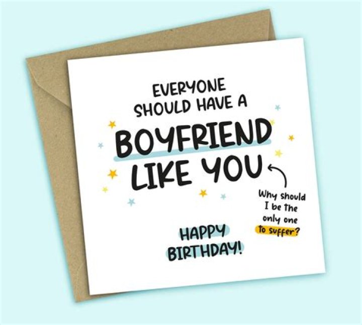 Funny Birthday Card For Boyfriend Happy Birthday To The Best Denmark