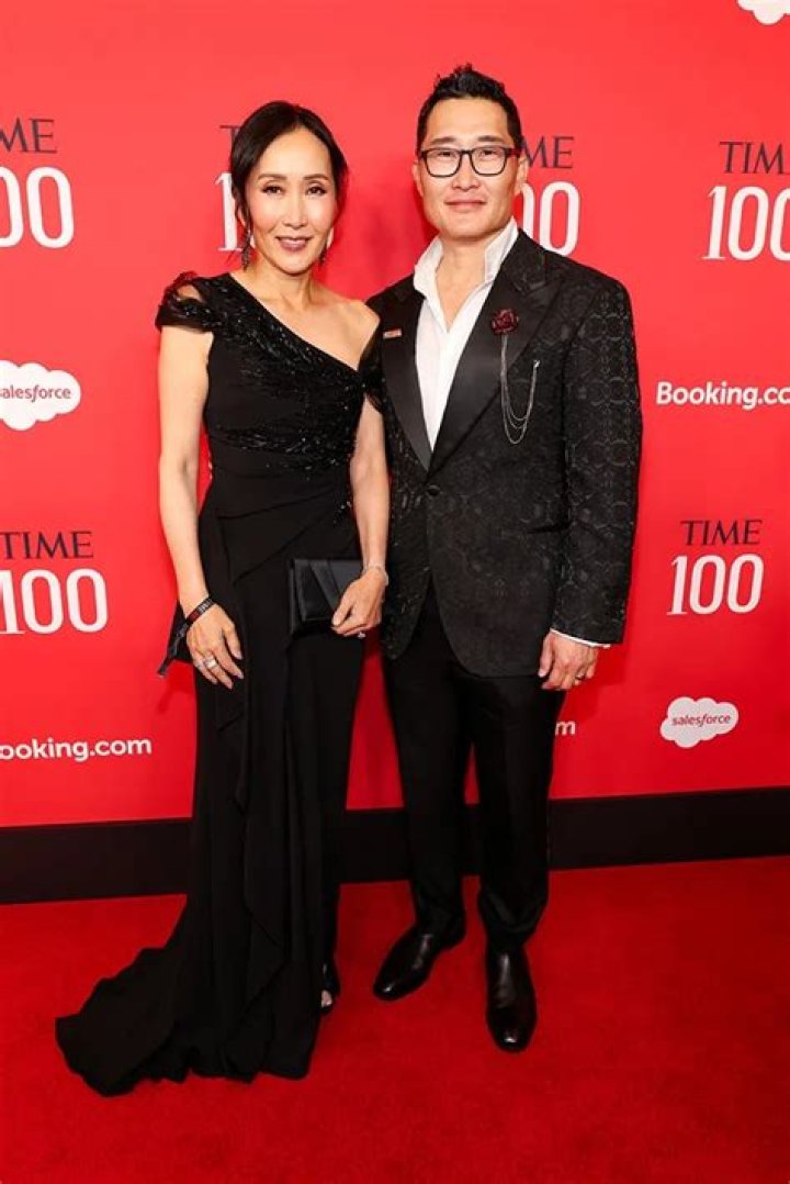 Gail Kim & her husband Chef Robert Irvine celebrating the new year