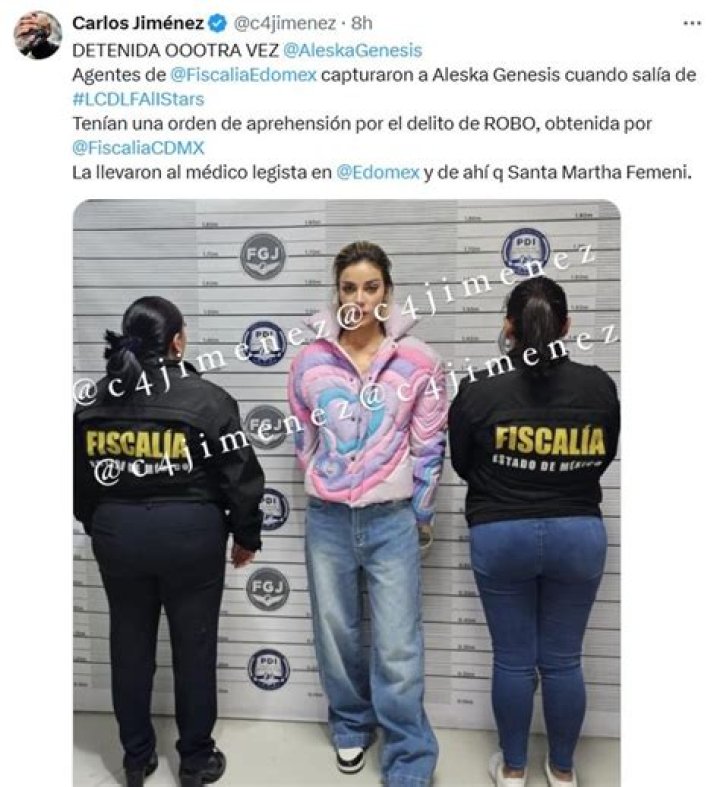 G&eacute;nesis Aleska, la modelo venezolana que es ex de Nicky Jam y es
