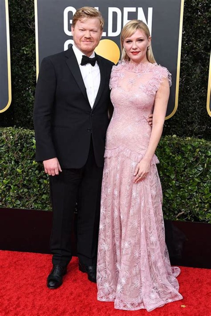 Golden Globes 2020 Kirsten Dunst and Jesse Plemons Walk the Carpet