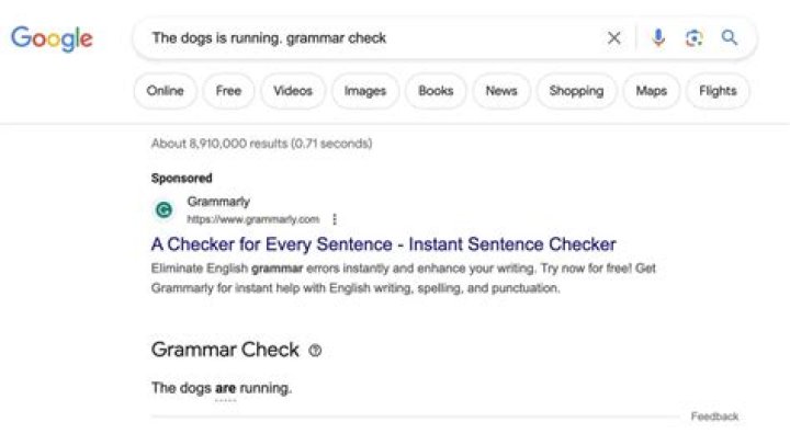 Google Is Introducing New Grammar Check Feature In Search
