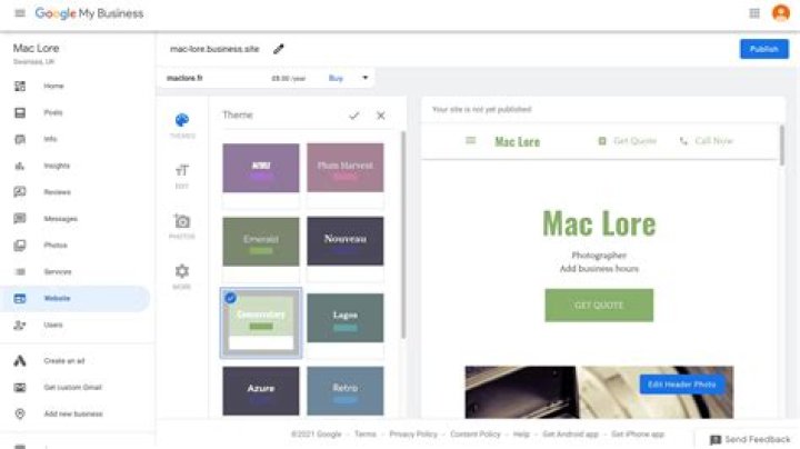 Google Website Builder review TechRadar