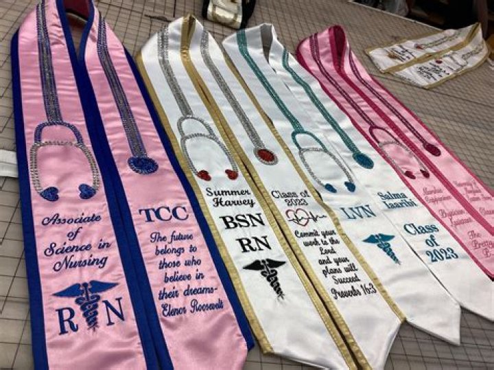 Graduation Pointed stoles With stethoscope / Personalize your Etsy in