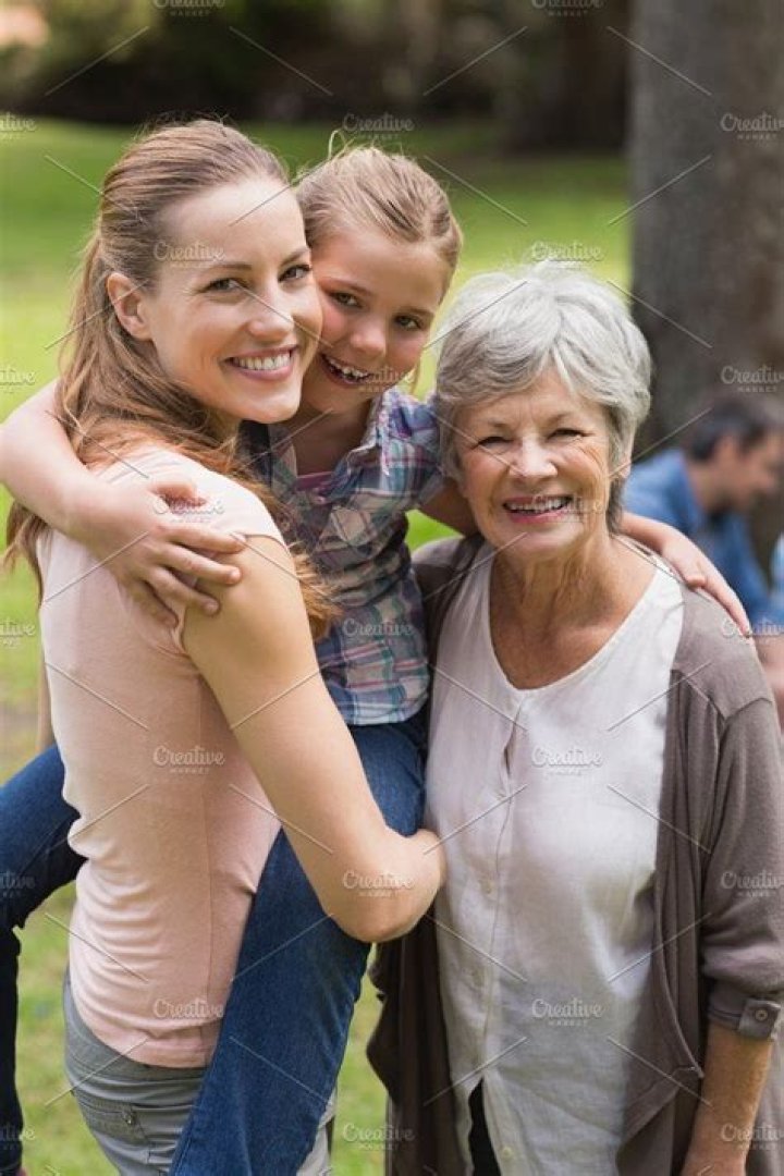 Grandmother, mother, and daughter Fashion, Daughter, Mother