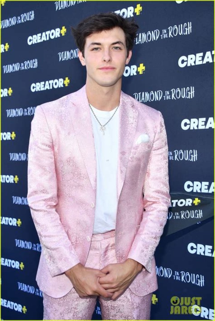 Griffin Johnson Wears Pink Suit to 'Diamond in the Rough' Premiere with