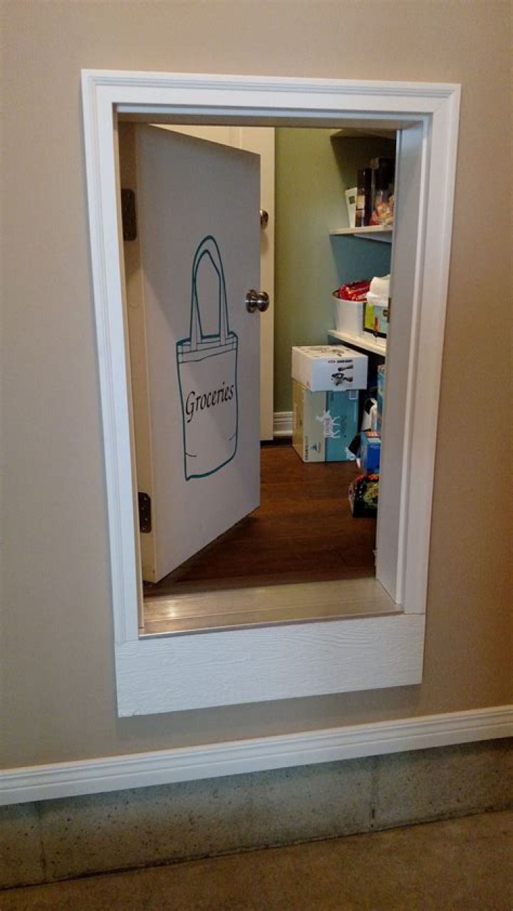 Grocery Door from Garage to Pantry