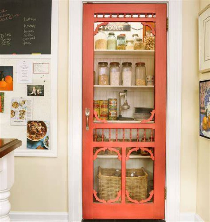 Grocery Door To Pantry From Garage Pantry and appliance garage with