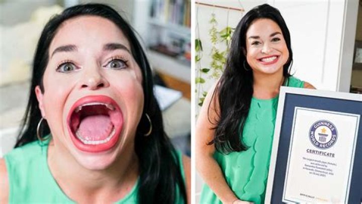 Guinness world records biggest mouth solutionsmilo