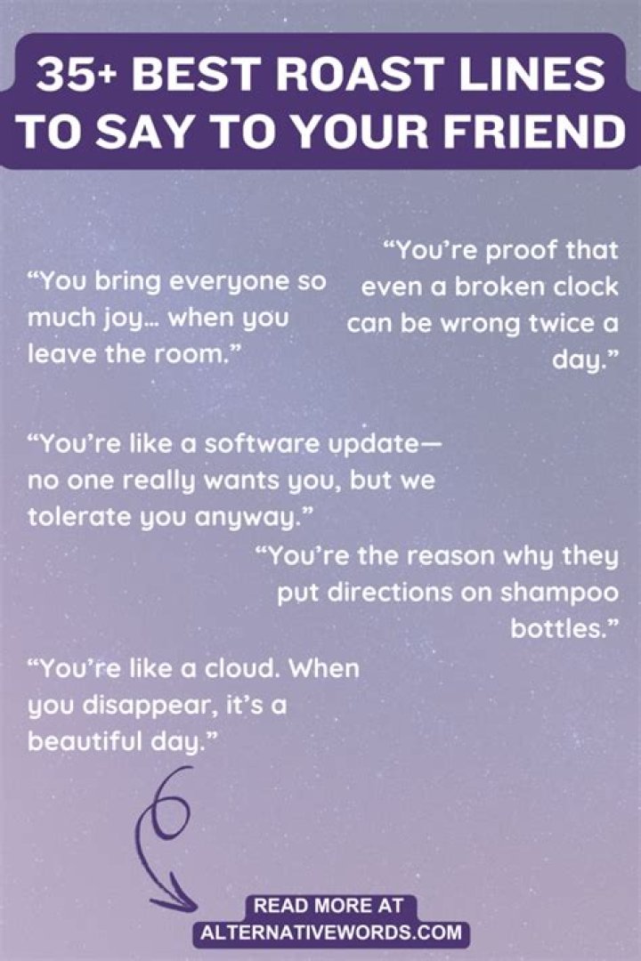 Guy Roast Lines / TOP 25 ROASTING QUOTES AZ Quotes Maureen