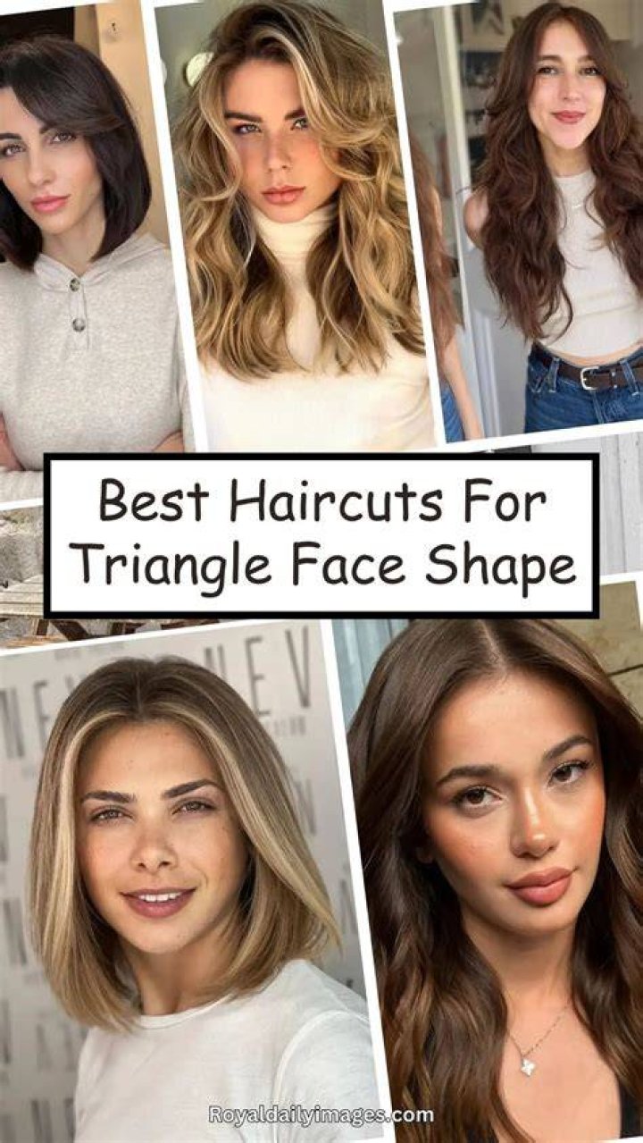 Hairstyles For Triangle Faces faceshapes ★ Face shapes guide to