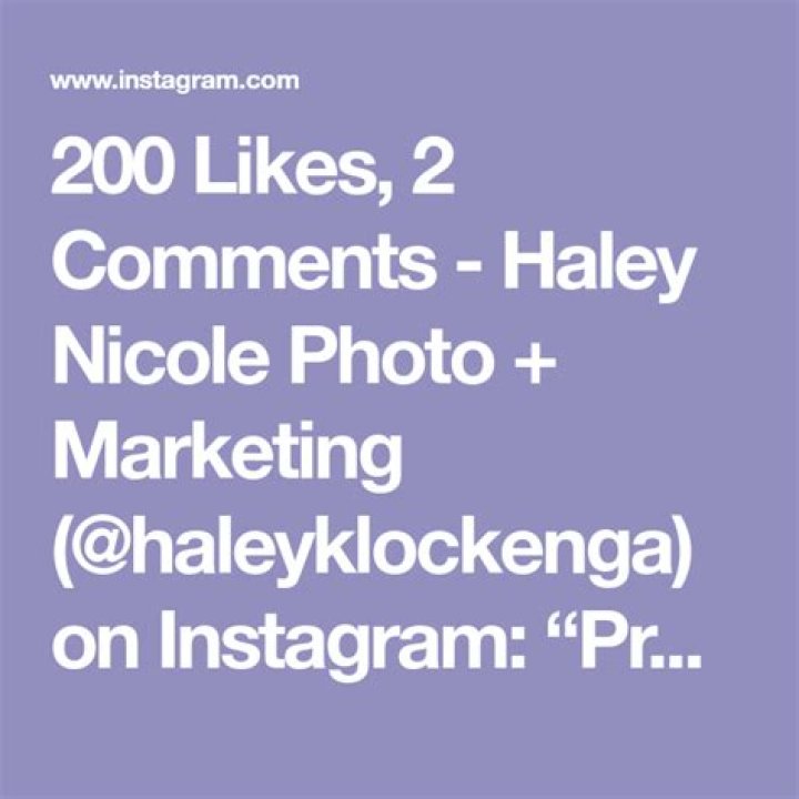 Haley Nicole Photo + Marketing on Instagram &ldquo;My days are all mixed up