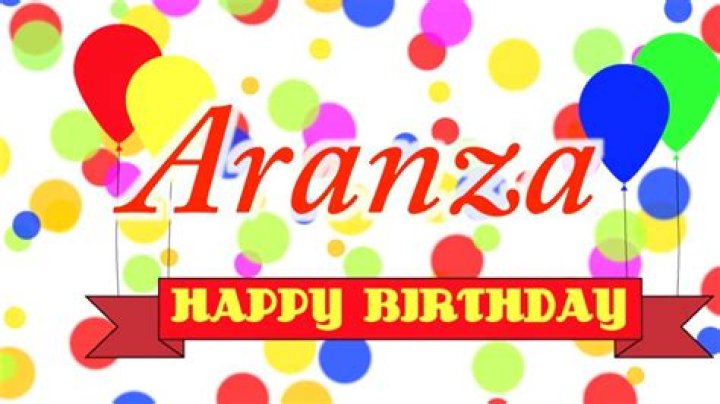 Happy Birthday Aranza Song YouTube