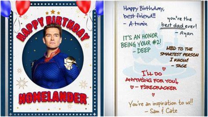 Happy Birthday! HOMELANDER Superheroes y villanos, Series de