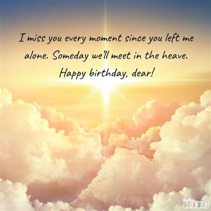 Happy Birthday in Heaven Best Heavenly Birthday Wishes &raquo; Urns Online