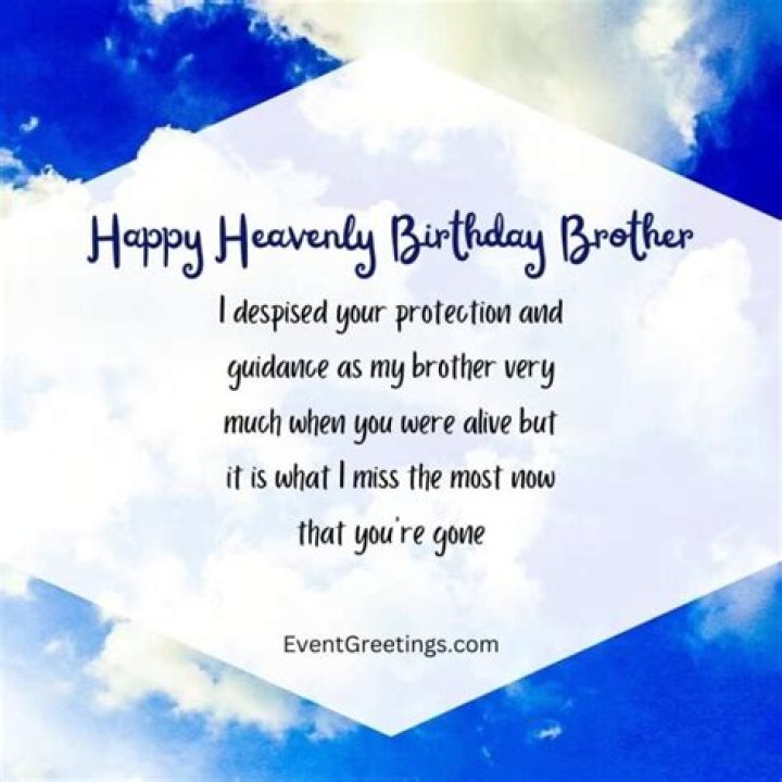 Happy Birthday In Heaven Brother Quotes BirthdayBuzz