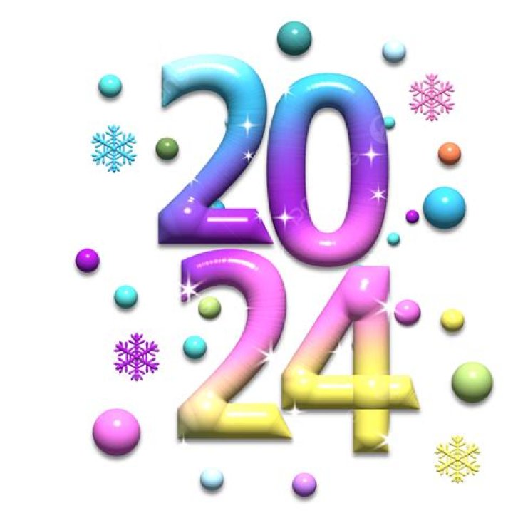 Happy New Year 2024, 2024 Clipart, Happy New Year 2024 Clipart, 2024