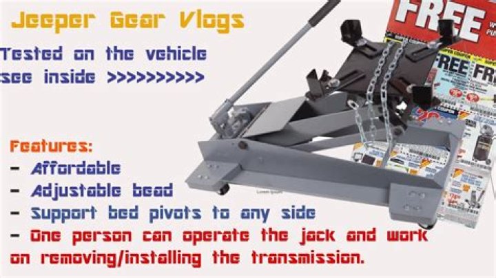 Harbor Freight Transmission Jack YouTube