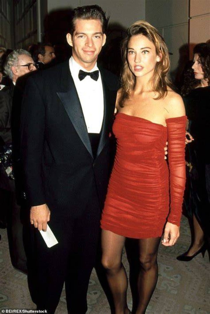 Harry Connick Jr plants a kiss on wife of 25 years Jill Goodacre