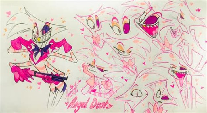 Hazbin Hotel Angel Dust by SumaliArt on DeviantArt