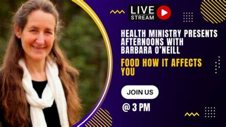 Health Ministry Presents Afternoons With Barbara O&rsquo;Neill &ldquo;How to Combat