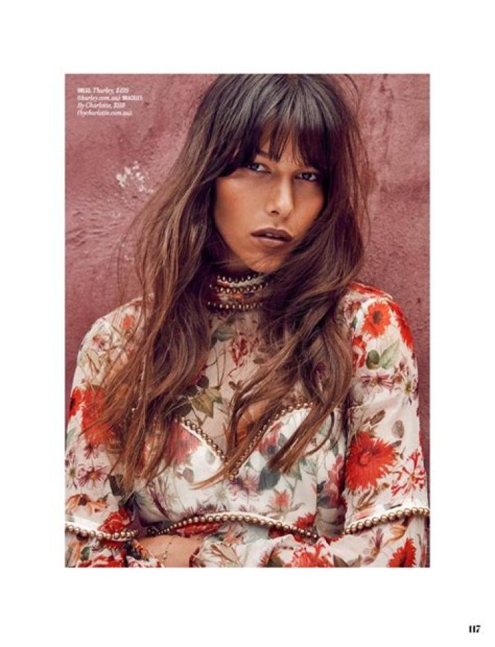 Helena Vestergaard Cosmopolitan Australia Floral Fashion Editorial