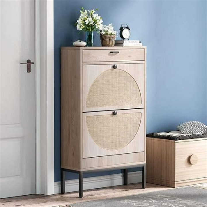HEMNES Shoe with 2 compartments white 35x50 " in 2020 Ikea