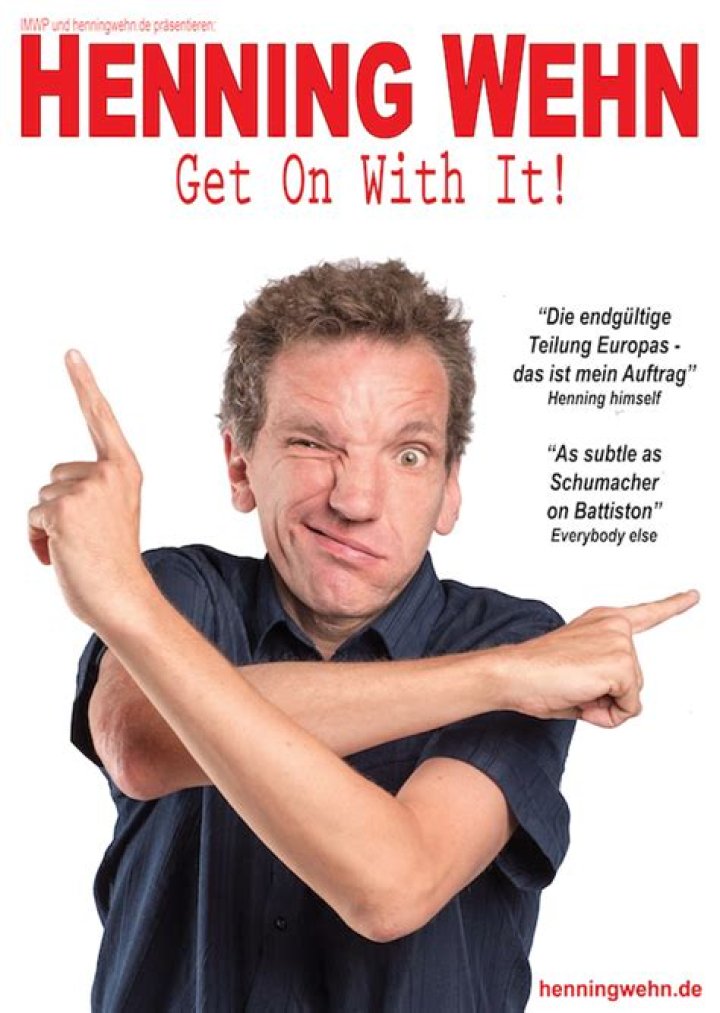 Henning Wehn Get On With It The Queen's Hall