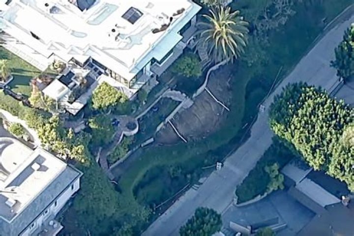 Hillside Collapses at Johnny Mathis' Home in Hollywood Hills