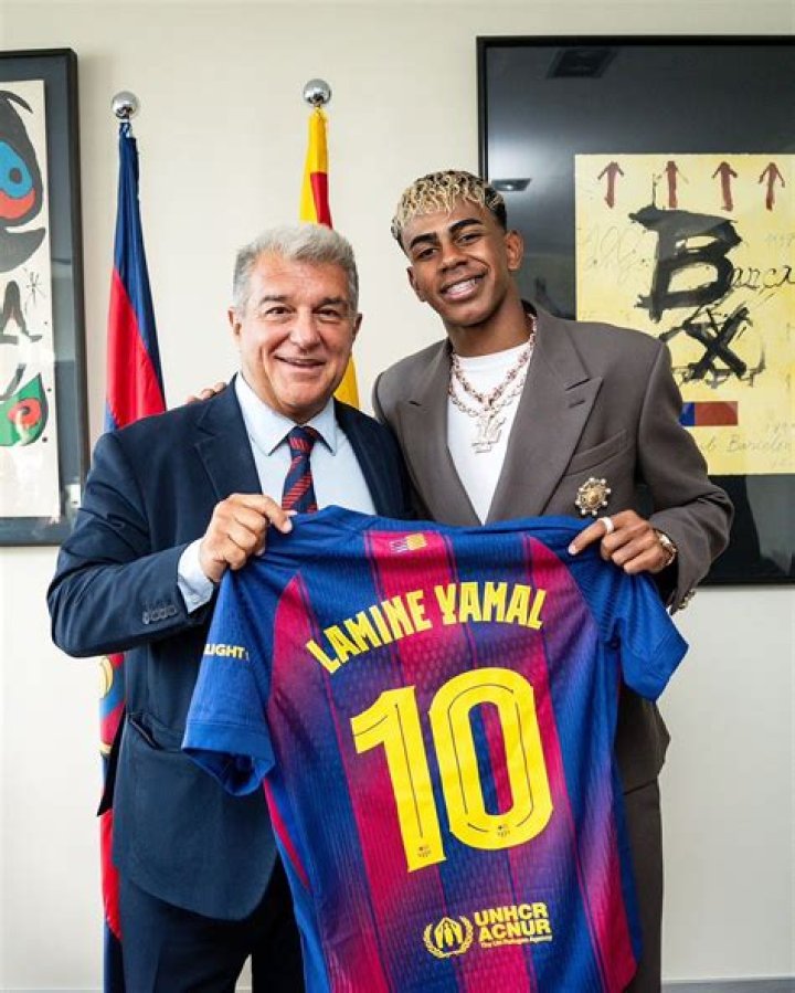 Historymaker! Barcelona teen Lamine Yamal Spain's youngest