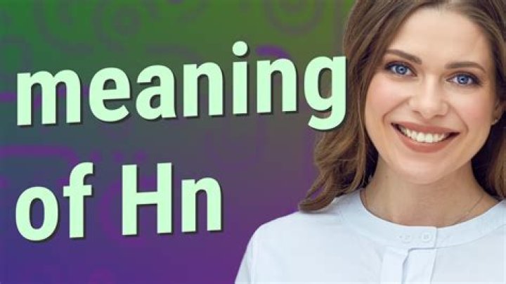 Hn meaning of Hn YouTube