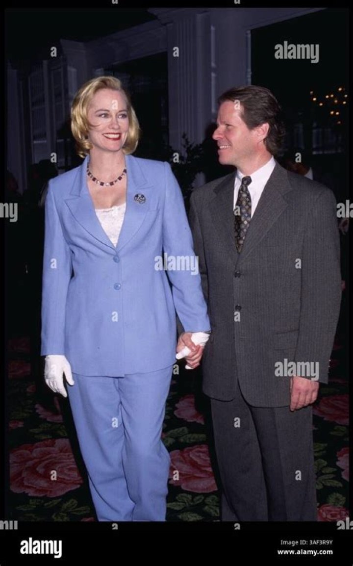 Hollywood, CA, USA; CYBILL SHEPHERD and husband BRUCE OPPENHEIM are