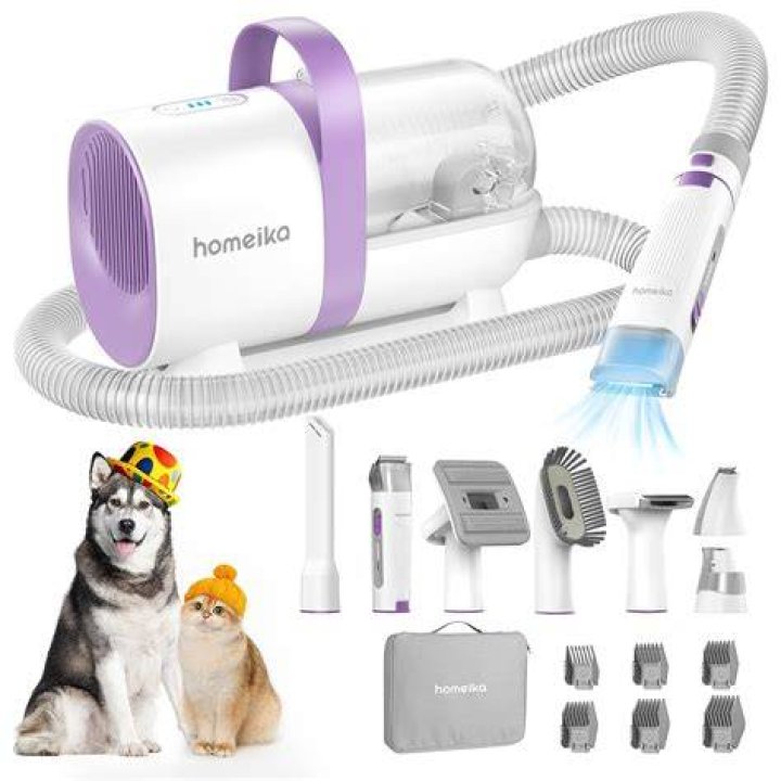 Homeika Dog & Cat Vacuum Grooming Kit for 80