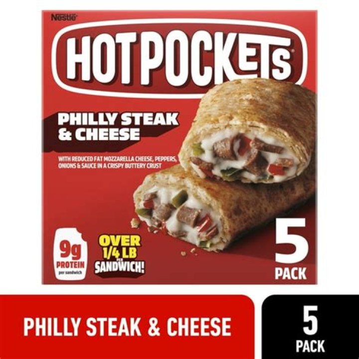 Hot Pockets Frozen Snacks Philly Steak & Cheese Seasoned Crust Frozen