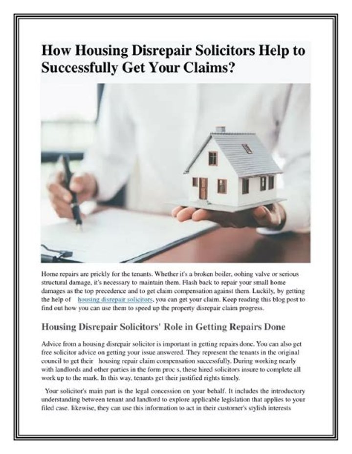 housing disrepair coventry claims solicitors
