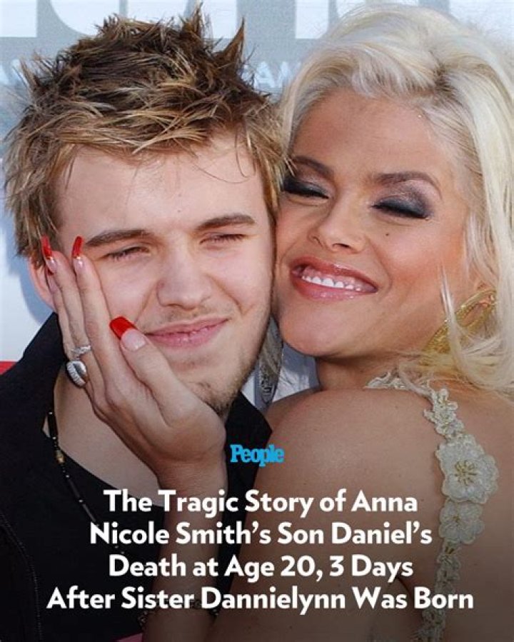 How did Anna Nicole Smith's son die, and where is her daughter