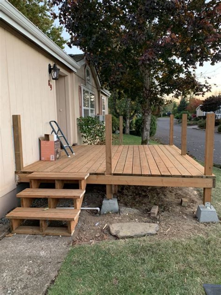 How I Built my DIY Floating Deck for less than 500 Diy deck, Deck