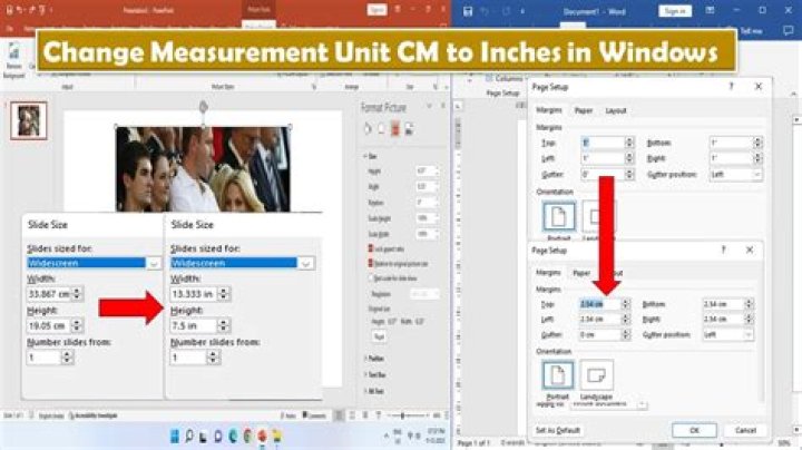 How To Change Cm To Inch