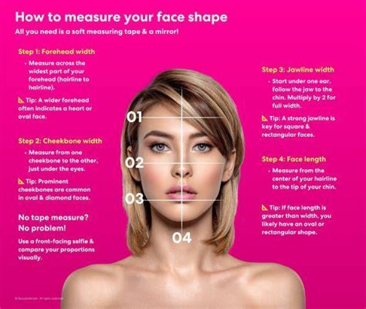 How To Measure Your Face Shape Quickly & Easily YouTube
