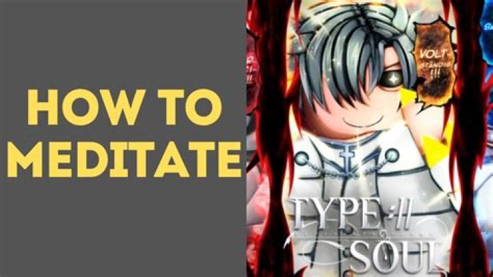 How to Meditate in Type Soul Twinfinite
