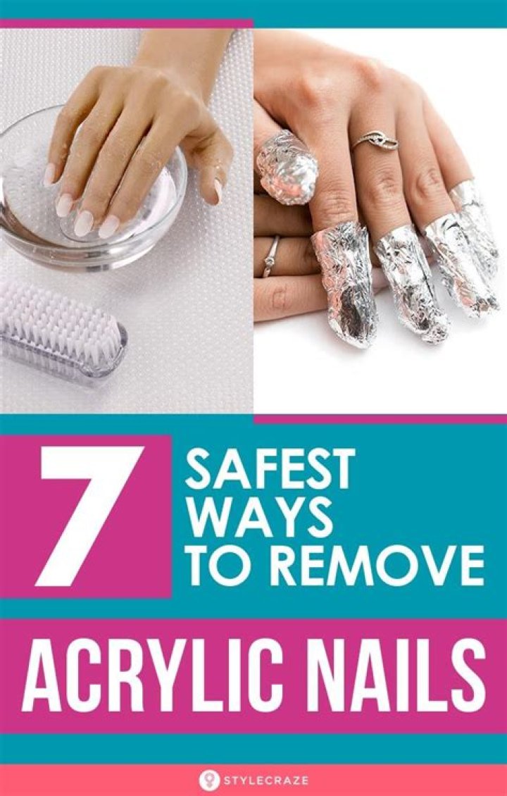How to Remove Acrylic Nails At Home (With & Without Acetone)