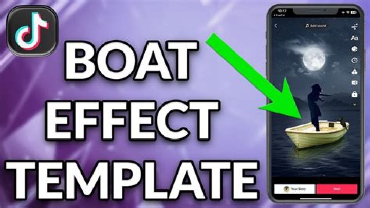 How To Use CapCut Boat Template On TikTok I TikTok Boat Effect Trend