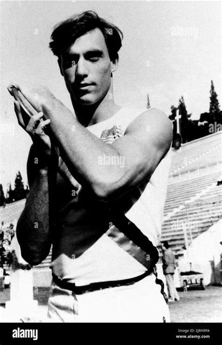 HUNT BLOCK, THE FIRST OLYMPICS ATHENS 1896, 1984 Stock Photo Alamy
