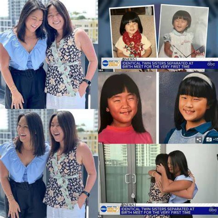 Identical twins who were separated at birth because mom couldn't pay