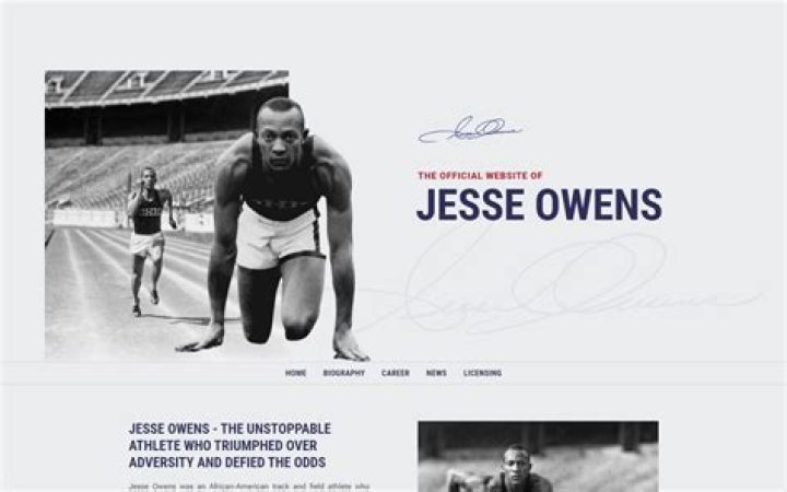 Image of Jesse Owens and his wife Minnie Ruth Solomon among the