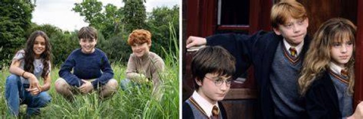 In the Harry Potter films, in which scenes is it possible that Daniel
